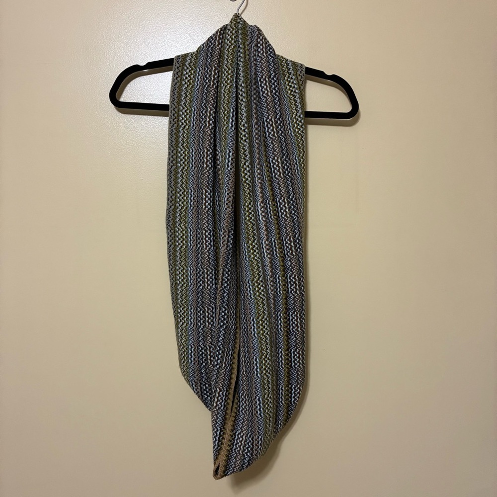 J.Jill Knit Earthtone Infinity Scarf Women’s OS Green
